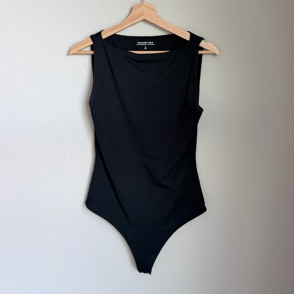 Abercrombie | Black High Neck Bodysuit